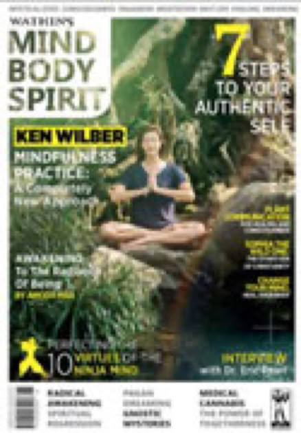 Watkins MIND BODY SPIRIT Titelseite für Link zu Spiritual Regression   for Peace & Healing.  By Ursula Demarmels.  The renowned hypnotherapist shows how we can discover our life mission through past life exploration. Auf Einladung in Watkins MIND BODY SPIRIT, Englands führendem Mind, Body Spirit Magazin. Watkins Books (London, England), Ausgabe 46, 76-77, 2016
